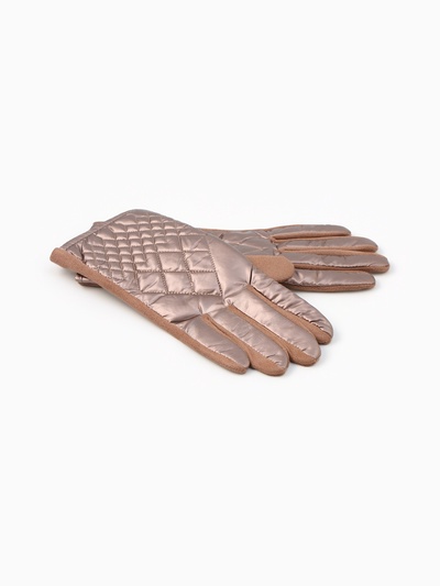 Перчатки женские, безразмерные, без утеплителя, бежевые