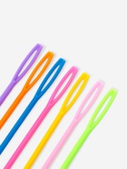 Иглы для сшивания, пластиковые, d=2.5 мм, 7 см, 15 шт., разноцветные - Фото 3