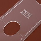 Лекало «Картхолдер», 9×6 см, 5×0.5 см, акрил, прозрачный - Фото 3