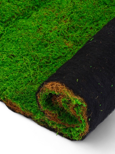 Мох искусственный, декоративный, полотно 1×1 м, цвет мох, Greengo