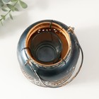 Подсвечник металл на 1 свечу "Восточное цветение" d=3,7 см 11,5х11,5х13 см - фото 25300551