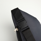 Поясная сумка на молнии, 3 наружных кармана, цвет серый - фото 12150377