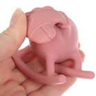 Игрушка - прорезыватель силиконовый с погремушкой Крошка Я «Лошадка», розовый - Фото 3