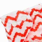 Многоразовый подгузник, «Зигзаги», цвет красный - Фото 3