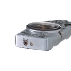 Зажигалка газовая, часы с подсветкой «Волк», металлическая, пьезо, регулировка пламени - фото 45492589