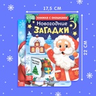 Набор картонных книжек «Новогодние загадки», 2 шт., с окошками по 10 стр. - Фото 2