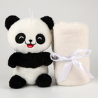 Мягкая игрушка с пледом "Панда" - фото 110819514