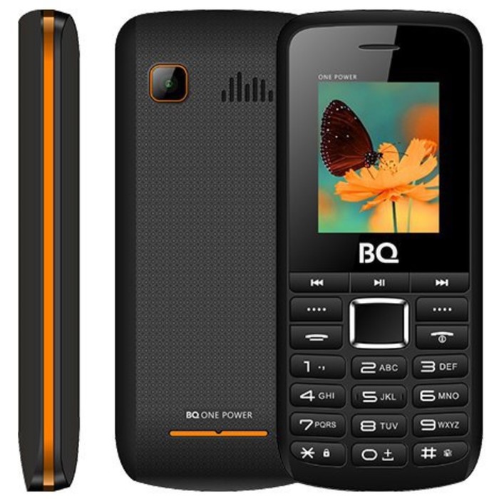 Сотовый телефон BQ M-1846 One Power Black Orange - фото 51622101