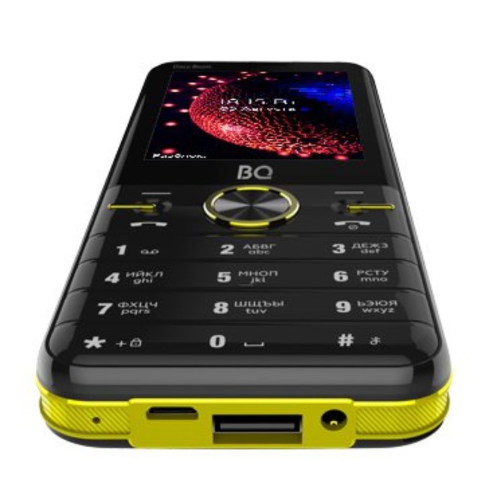 Сотовый телефон BQ M-2842 Disco Boom Black Yellow - фото 51622242