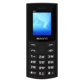 Сотовый телефон MAXVI C40 Black