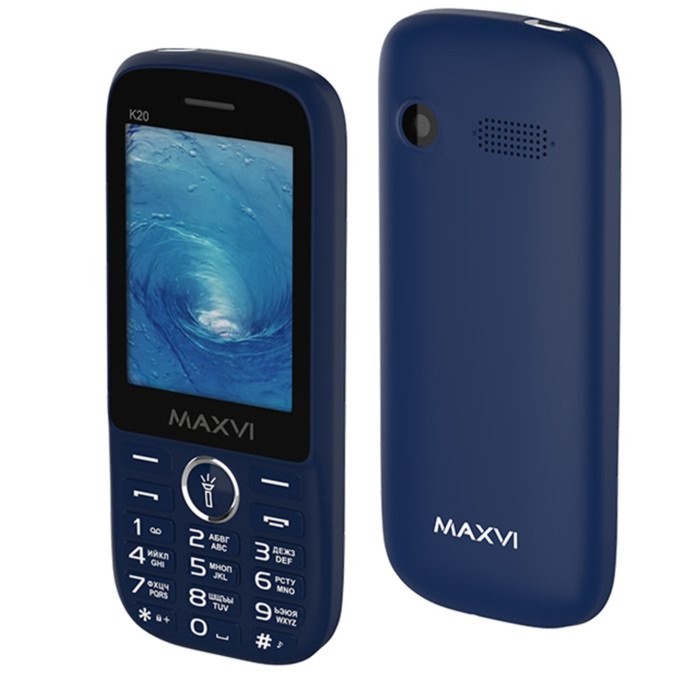 Сотовый телефон MAXVI K20 Blue - фото 51622411