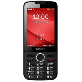 Сотовый телефон TEXET TM-308 Black Red