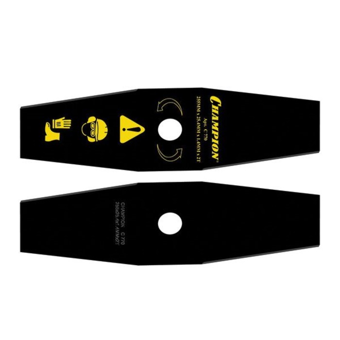 Нож для триммера CHAMPION C5116, 2 лезвия, 255×25.4 мм - Фото 1