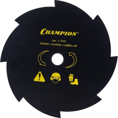 Нож для триммера CHAMPION C5115, 8 лезвий, 255×25.4 мм