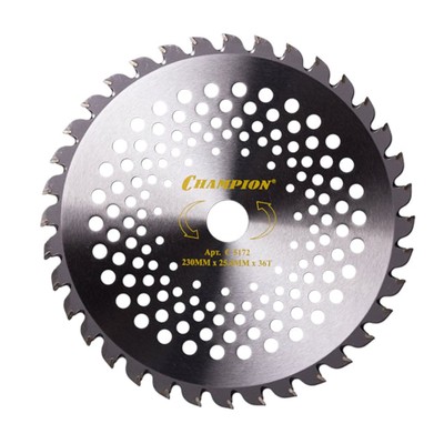 Нож для триммера CHAMPION Speed C5172, с зубцами из твердого сплава, 36 зубьев, 230×25.4 мм
