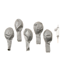 Свеча для торта, цифра 1 + воздушные шары, 5 шт., серебро - Фото 3