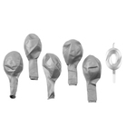 Свеча для торта, цифра 0 + воздушные шары, 5 шт., серебро - Фото 3