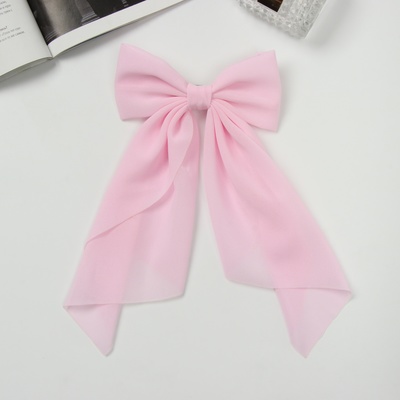 Заколка - автомат для волос «Джулия», 24×12 см, розовая