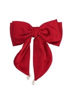 Заколка - автомат для волос «Джулия», двойной бант, 18?15 см, красная (комплект 2 шт) - фото 53861044