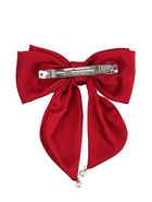 Заколка - автомат для волос «Джулия», двойной бант, 18?15 см, красная (комплект 2 шт) - фото 53861045