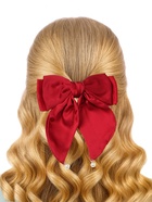 Заколка - автомат для волос «Джулия», двойной бант, 18?15 см, красная (комплект 2 шт) - фото 54780262