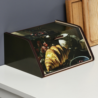 Хлебница деревянная Доляна «Натюрморт», 20,5×28,5×13 см