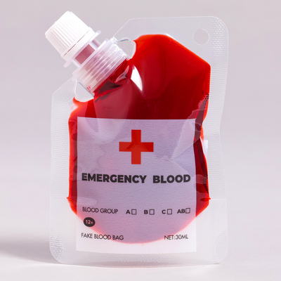 Кровь прикол на Хэллоуин «Ужас»