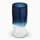 Ваза для цветов «Оушен» из цветного стекла 27×12×12 см - фото 25575855