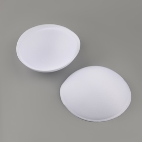 Чашки для бюстгальтера «Круг», L (48), d = 14,5 см, пара, цвет белый