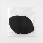 Чашки для бюстгальтера «Треугольник», евро 70-75, пара, цвет чёрный (комплект 2 шт) - фото 25419939