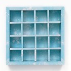 Коробка с обечайкой, с окном, под 16 конфет, «Елочки», 17.7×17.7×3.8 см - Фото 4