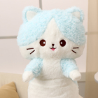 Мягкая игрушка «Кот-батон», 80 см, цвет голубой - Фото 2