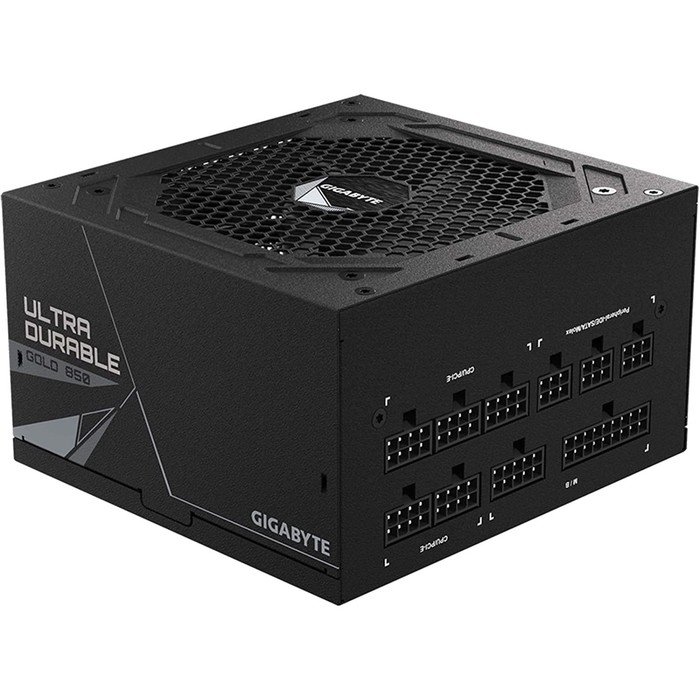 Блок питания Gigabyte ATX 850W GP-UD850GM, 24+2x(4+4)pin, APFC, 120 мм fan, 8xSATA, RTL - фото 51623975