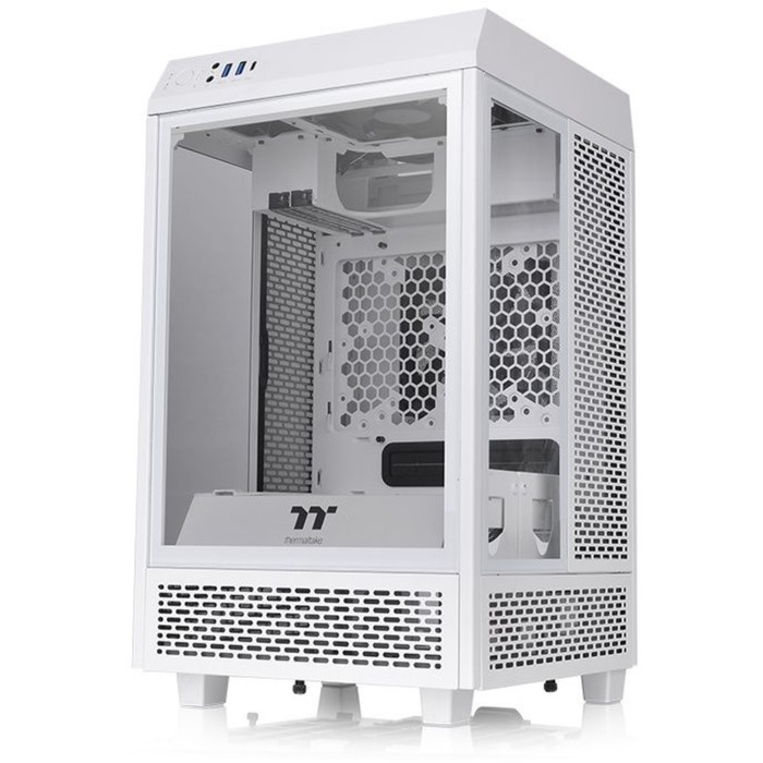 Корпус The Tower 100, miniITX, 1x120mm, 3x140mm, 2xUSB 3.0, audio bott PSU, без БП - фото 51623991