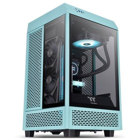 Корпус The Tower 100 Turquoise, miniITX, 1x120mm, 3x140mm, 2xUSB 3.0, audio bott PSU, без БП   93719