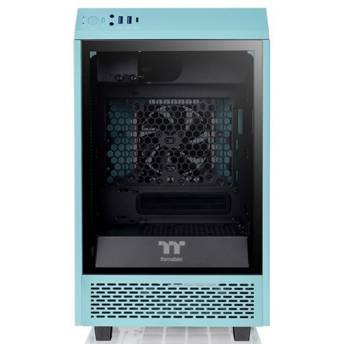 Корпус The Tower 100 Turquoise, miniITX, 1x120mm, 3x140mm, 2xUSB 3.0, audio bott PSU, без БП   93719 - фото 51623994