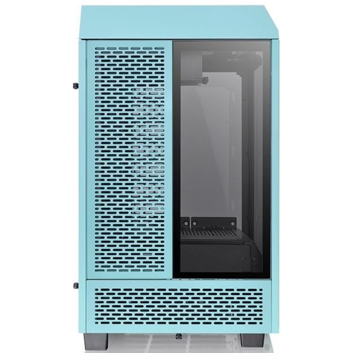 Корпус The Tower 100 Turquoise, miniITX, 1x120mm, 3x140mm, 2xUSB 3.0, audio bott PSU, без БП   93719 - фото 51623995