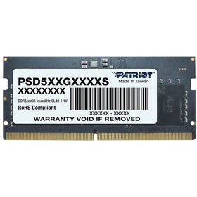 Модуль памяти DDR5 32Gb 4800MHz PSD532G48002S RTL PC5-38400 CL40 SO-DIMM 260-pin 1.1В dual rank