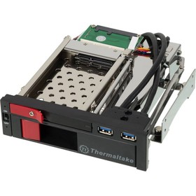 Корпус для HDD Thermaltake Max5 Duo ST0026Z SATA III SATA? пластик/сталь чёрный, 2.5" 3.5"