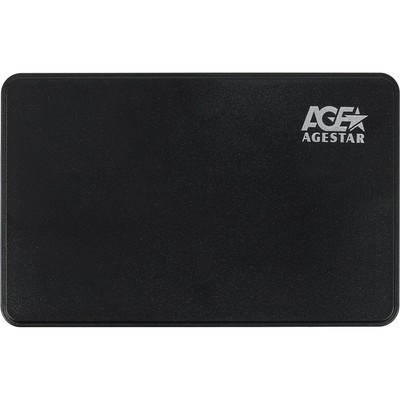 Внешний корпус для HDD AgeStar 3UB2P2 SATA III USB3.0, пластик, чёрный, 2.5"