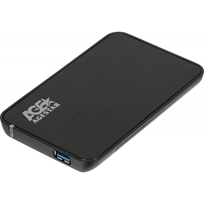 Внешний корпус для HDD/SSD AgeStar 3UB2A8-6G SATA III USB3.0, пластик/алюминий, чёрный, 2.5"   94857 - фото 51624152