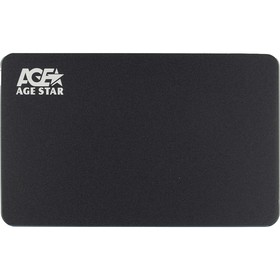 Внешний корпус для HDD/SSD AgeStar 3UB2AX2 SATA I/II/III USB3.0, алюминий, чёрный, 2.5"