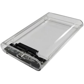 Внешний корпус для HDD/SSD AgeStar 3UB2P6C SATA III USB3.0, пластик, прозрачный, 2.5"