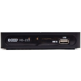 Цифровая  ТВ приставка DVB-T2 Сигнал Эфир HD-222 черный