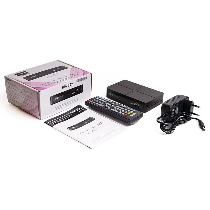 Цифровая ТВ приставка DVB-T2 Сигнал Эфир HD-222 черный - фото 51816465 Цифровая ТВ приставка DVB-T2 Сигнал Эфир HD-222 черный - фото 51816465