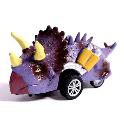 Игровой набор «Диногонки», инерционный механизм, 6 видов машинок, цвет МИКС