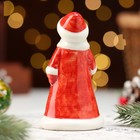 Сувенир "Снегурочка Метель", красная шуба, 11 см, фарфор - фото 25339293