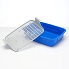 Туалет с сеткой, 44×33×11.5 см, синий, серый - Фото 4