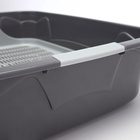 Туалет с сеткой,44×33×11.5 см, серый - Фото 18