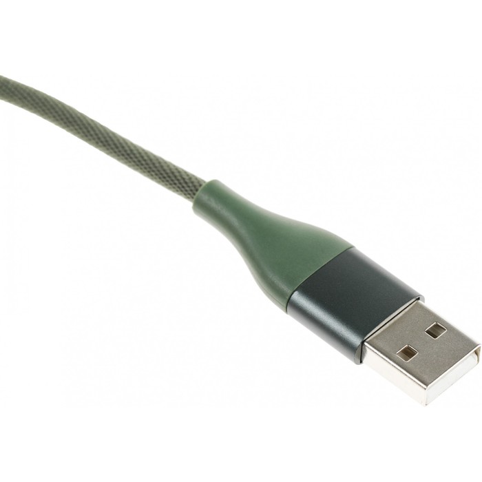 Кабель Solove DW2 DW2 GREEN RUS USB (m)-Lightning (m)/USB Type-C (m)/micro USB (m) 1.2м зеленый   10 - фото 51627450